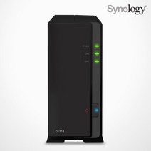 Synology 시놀로지 DS120J /DS118 /DS220J/ DS218PLAY /DS220  NAS(하드미포함), DS118(1베이)