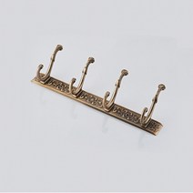 클래식 8구 후크 옷걸이 브론즈 가방걸이 벽걸이