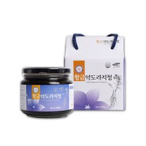 약도라지청 쌀조청 약도라지차 농축액 도라지 액기스 진액 도라지즙 국내산 X 600g 1병