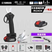 충전식 전지가위 전정 나무가지치기 감따는 충전식 조경 전동 원예용 무선 다목적 귤, 4CM 전지가위 배터리1