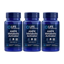 라이프 익스텐션 AMPK 메타볼릭 엑티베이터 30캡슐 3개