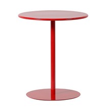 북유럽 사이드 테이블 철제 원형 라운드 쇼파 모던미드센추리 수입 침대 안방, 해당홍 지름 40cm 높이 50cm