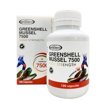 호주 마더네스트 초록입홍합 7500 100캡슐 초록입홍합 그린 푸른 녹색 홍합 알지알지몰 1개 세트, 100정