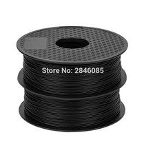 Ender PLA 필라멘트 샘플 모든 FDM CREALITY 3D 프린터 Reprap Makerbot 블랙 및 화이트 2 색 롤 당 1kg 175mm 개, BlackX2