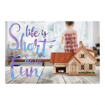 [마물샵] DIY 만들기 미니시리즈 차고 주택 프라모델, 기본