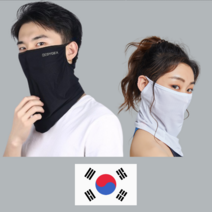 에어렉스 스포츠 남녀공용 자외선차단 안면 메쉬 스포츠 쿨 마스크, 화이트