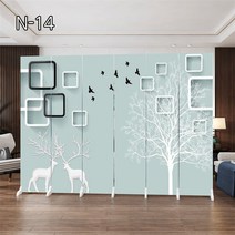 우브 접이식 파티션 칸막이 38종 모음전(양면), N-14