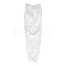 KJ 방진복 하의(주머니 세 개) 제전복 무진복 제전방진복 클린복 크린룸 반도체 정전기방지 작업복 바지, 1개, 화이트-3XL(110)