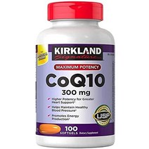 mvowizon kirkland signature 최대 효능 coq10 300 mg 각 소프트젤 100개 보라색, 100카운트(1팩)