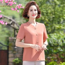 엄마 옷 반팔 블라우스