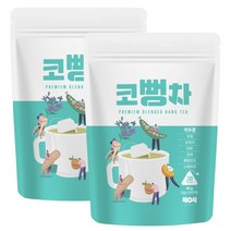 코뻥차 20티백 국산 작두콩차 환절기 우엉 도라지 진피 모과 페퍼민트 스테비아 가벼운 환절기 차 티 디카페인, 2g, 40개입