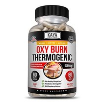 kaya naturals oxy burn - 체중 감량 알약 - 여성용 식욕 억제제 amp 남성 - 강력한 열 생성 다이어트 알약 - 자연 에너지 부스트 - 신진대사 버너 -