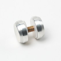 강화유리문 구멍마개 실버 30mm