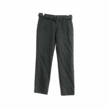 커스텀멜로우 그레이 무지 울 정장바지 남자 9557