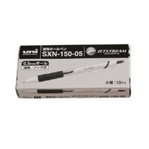 제트스트림 유니 볼펜 SXN-150 0.5mm, 0 . 5 mm / 10개입 (Black), 8세트