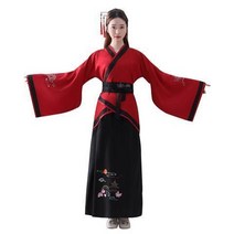 공연복 중국전통의상 여성 귀비 스윗 속치마 고대복장 사진 클래식 클로로포름 한원소 소매가 넓은 예 2619086556, 블랙 속치마 S