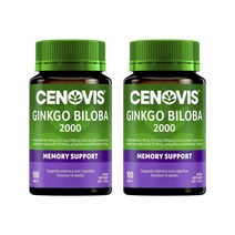 Cenovis 세노비스 은행나무 추출 2000 메모리 서포트 Ginkgo Biloba 2000 Memory Support 100정, 2개