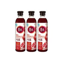 청정원 홍초 석류 900ml x 3개 자연발효초, 청정원 홍초 석류 900ml x 3개 / 자연발효초