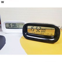 탁상 디지털 온습도계 시계 -0210hy, 블랙
