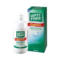 옵티프리 익스프레스 렌즈 세정액 355ml x 2p + 렌즈케이스 2p, 1세트