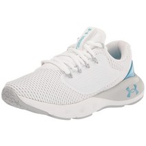 Under Armour 여성용 차지드 밴티지 2 Vm 러닝화 화이트 (100)/프레스코 블루