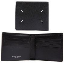 [톰브라운] [명품]메종 마르지엘라 22FW 스티치 반지갑 블랙 S35UI0435 S35U
