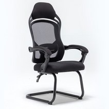 회전 리프트 안락 발판 홈 컴퓨터 페라리 의자 사무실 메쉬 의자, 1607 블랙 리클라이닝 아치