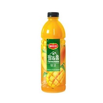 칠성 탕비실 손님대접 가족간식 델몬트 팜앤홈망고 주스 과즙음료 과일주스 생과일 1.2L 6개, 10세트
