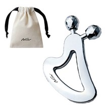 나진 하트실버 스테인리스 롤러 괄사 NJ390, 1개, 메탈