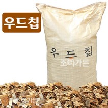 [조이가든] 우드칩 90리터 (잡초방지 멀칭 깔개 나무칩)