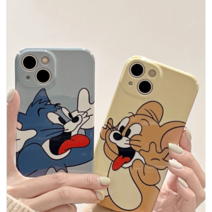 젤리폰케이스 톰과제리 말랑 빈티지 커플