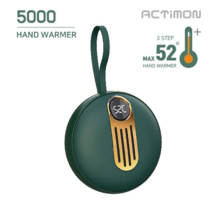 1개 3단계 손난로 대용량 액티몬 보조배터리 5000mAh C Cable 미니 휴대용 주머니 손난로, 단품
