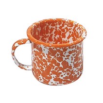하코야 법랑 마블 머그컵(에나멜 스플래시 머그), 02 오렌지