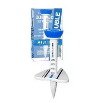 골프장 카트 골프 더블 티 새로운 스텝 다운 골프 공 홀더 플라스틱 골프 티 액세서리 골퍼를위한 골프 선물 4 색 패키지, 파란색 1개