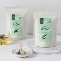 찬들마루 100％ 국내산 부드러운 유기농 봄쑥차 (티백) 20개