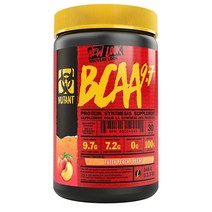 MUTANT 뮤탄트 BCAA 9.7 아미노산 일렉트롤라이트 파우더 가루 분말 퍼지 피치 복숭아 Powder 348g, 1세트