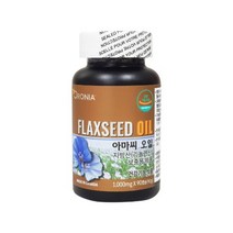 오로니아 플랙시드오일 아마씨유 리놀렌산 필수지방산 오메가6 아마씨오일 식물성오메가3 캡슐, 1000mg, 90캡슐