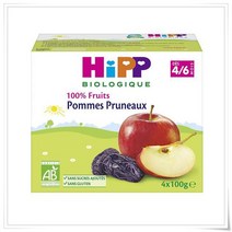 HIPP Apple prune cups 힙 사과 자두 컵 4개입 100g