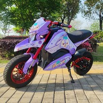 미니바이크 핑크 여성용 성인용 빈티지소형 입문용 49cc 레저용 포켓, 그레이 72V 이상
