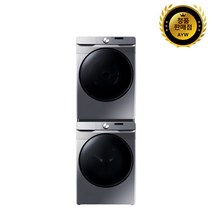 삼성전자 그랑데 세탁기 직렬 설치 패키지 WF21T6000KP6T (세탁기 WF21T6000KP 21kg + 건조기 DV16T8520BP 16kg) 방문설치, 이녹스(세탁기 건조기), WF21T6000KP +DV16T8520BP