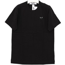 [꼼데가르송] 22FW P1T064 BLACK 반팔 티셔츠