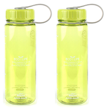락앤락 휴대용 에코 슬림 물병 500ml 2개, 그린+그린