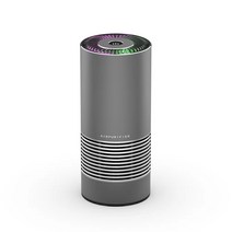 바유미키 스마트 차량용 공기청정기 USB 자동차용 소형 컵형 청정기, 실버