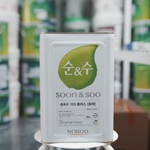 노루페인트 순수100플러스 18L 무광백색 수성내부용페인트, 화이트, 1개