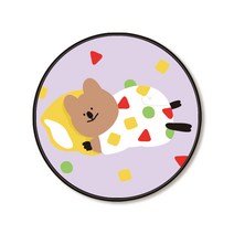 잠옷 쿼카 스마트톡+그립톡, 블랙바디, D