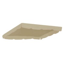 어닝 정원 안뜰 야외 스윙 의자 해먹 캐노피 천막용 방수 탑 커버 교체, 01 Beige