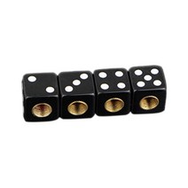 밸브 용 자동차 타이어 휠 공기 4pcs 자전거 먼지 밸브 스템 덮개 블랙 블루 그리스, 검은색