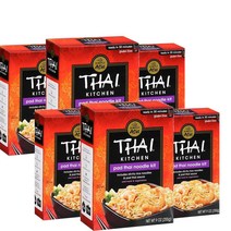 Thai Kitchen Gluten Free Pad Thai Noodle Kit 타이키친 글루텐 프리 팟타이 누들 키트 9oz 255g 1팩, 2팩