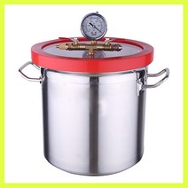 탈포기 스테인레스 스틸 2-6갤런 실리카겔 탈포 탈기 진공 배럴 진공 챔버 탈기, 2갤런-240x200mm