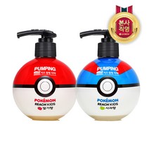 리치 리치 포켓몬볼 키즈 펌핑치약 250g (딸기/사과 2종 택1) x 1개